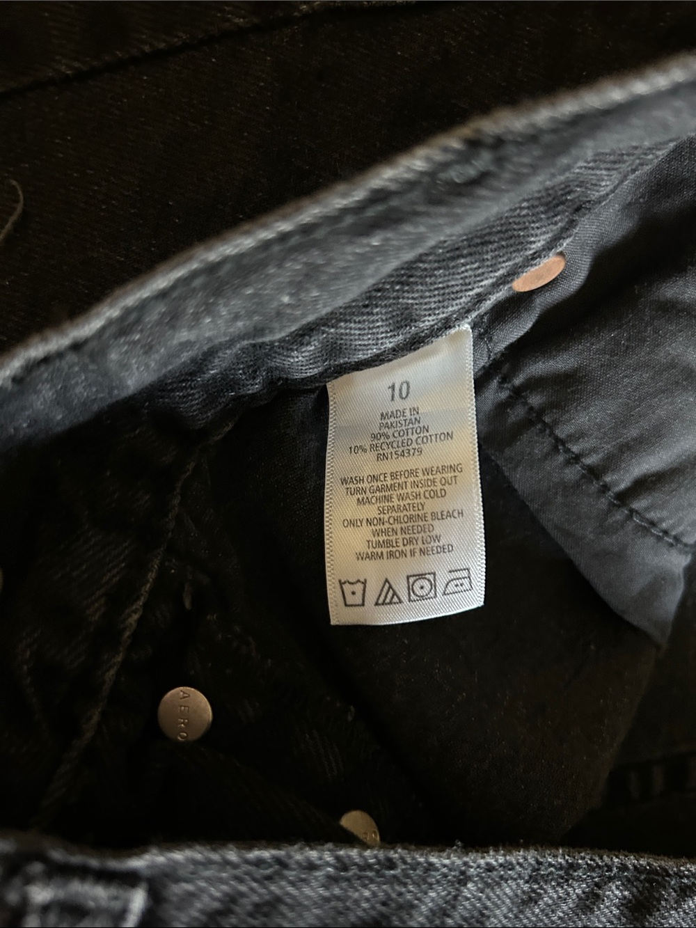Distressed Black Denim Women's Shorts - Picture 5 of 6